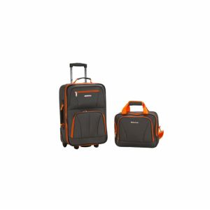 Rockland Luggage Set, Charcoal