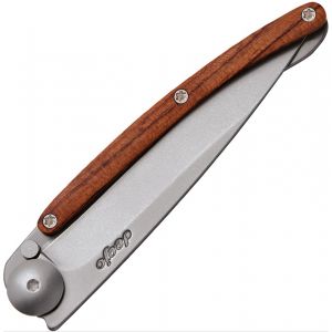 Deejo Linerlock Rosewood 27 Gram Folding Knife