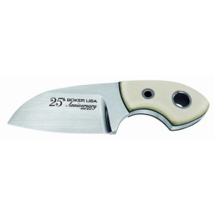 Boker Plus VOX Gnome Fixed Blade Knife with White Micarta Handle