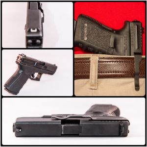 Clipdraw Concealed Carry Belt Clip for Glock - Black