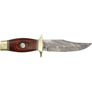 Colt Damascus Side Arm Hunter Fixed Blade Knife