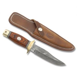 Colt Damascus Side Arm Hunter Fixed Blade Knife