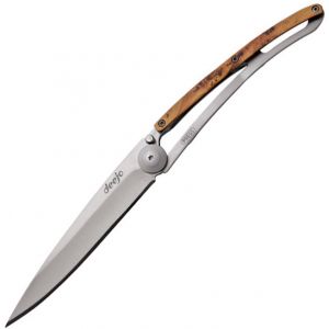 Deejo Linerlock Juniper 37 gram Folding Knife