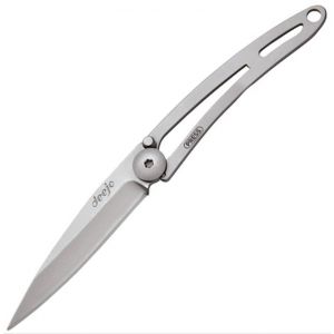 Deejo Linerlock Stainless 15 Gram Folding Knife