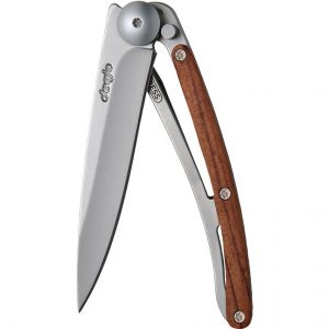 Deejo Linerlock Rosewood 27 Gram Folding Knife