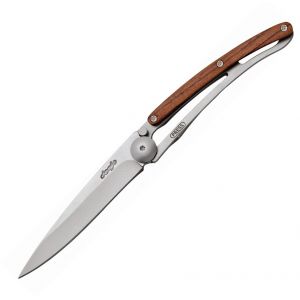 Deejo Linerlock Rosewood 27 Gram Folding Knife