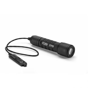 Elzetta B216 2-Cell Flashlight with Low Profile Bezel and 12" Tape Switch Tailcap Combo Pack