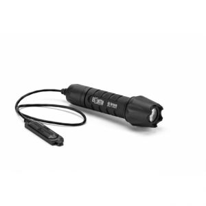 Elzetta B316 2-Cell Flashlight with Crenellated Bezel and 12" Tape Switch Combo Pack
