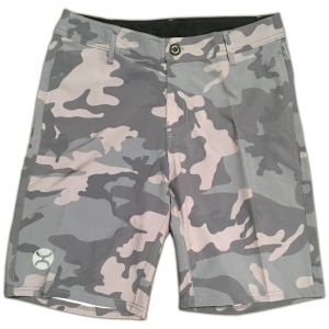 Hooey Brand Hybrid Gray Camo Shorts - HS1002CA