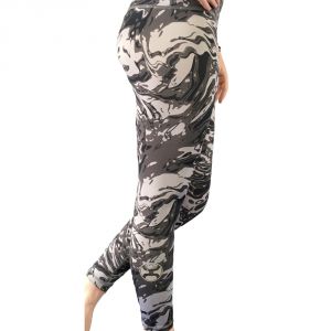 Hooey Black/Gray Swirl Yoga Pant - HYP002-BKGY