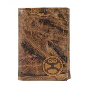 Hooey Brand Hooey Signature Brown Marble Trifold Wallet - 1779322W3