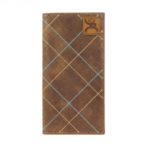 Hooey Brand Roughy Signature Crosshatch Rodeo Wallet - 1781137W1