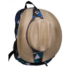 Hooey Brand Rockstar Tortola Textured Blue Backpack - BP006-BL