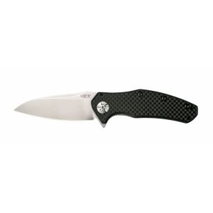 Zero Tolerance Carbon Fiber Assisted Opening Folding Knife w/ ZT Pouch