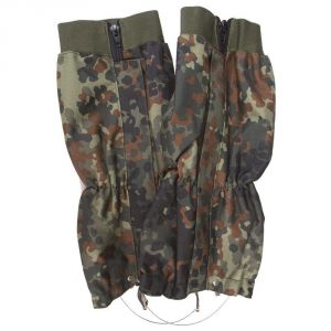 Mil-tec Flecktarn Camouflage Waterproof Gaiters - 12906021