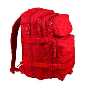 Mil-Tec Military Army Patrol MOLLE Assault Pack Tactical Combat Rucksack Backpack Bag 20L Signal Red