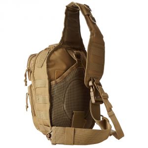 Mil-Tec Single Shoulder Strap 10L Coyote Tactical Assault Backpack - 14059105