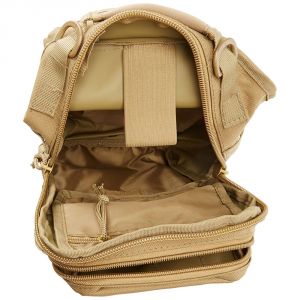 Mil-Tec Single Shoulder Strap 10L Coyote Tactical Assault Backpack - 14059105