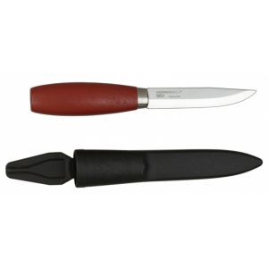 Morakniv 3.9" Classic No 1 Wood Handle Utility Knife with Carbon Steel Blade