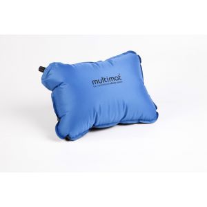 Multimat Blue/Charcoal Self Inflating Camping Pillow