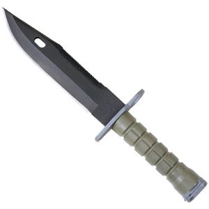 Ontario Knife Company 490 M9 Green Bayonet & Scabbard