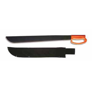 Ontario Knife Company 22" Orange D Handle Heavy Duty Machete with Black Nylon Sheath