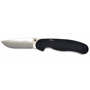 Ontario Knife Company RAT 1A Satin Finish Plain Edge Folding Knife
