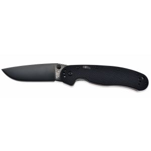 Ontario Knife Company RAT 1A Black Plain Edge Blade Folding Knife