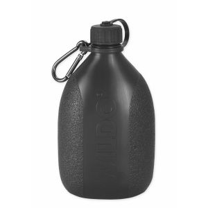 Wildo Black Canteen Hiker Bottle BPA Free Plastic 24oz