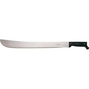 Tramontina 22" Machete with Textured Black Plastic Handle